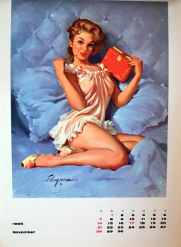 Brown & Bigelow Pin-Up Yearcalendar 1965 Elvgren Willis (2642)